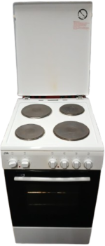 Etna EFE509WIT elektrisch fornuis 50cm met 4 zones - Afbeelding 3