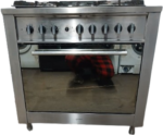 Indesit KP9F91S gasfornuis 90cm, zilver - Afbeelding 2