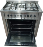 Indesit KP9F91S gasfornuis 90cm, zilver - Afbeelding 3