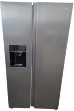 B-keus!! Fitelli KV520ISIL Amerikaanse koelkast grijs RVS 90 cm breed met ijs en waterdispenser - Afbeelding 2