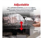 Sharp QWNS1CF49EWEU -  Vrijstaande Vaatwasser 45cm Breed - Afbeelding 7