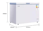 Showmodel!! Fitelli VK300W02 - Vrieskist - Inhoud 300 liter - Wit - Vrijstaand - 112.5 cm Breed - Afbeelding 4