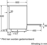 Bosch HLN39A050U - Serie 4 - Fornuis - Vrijstaande Inductieformuis - 3D Hetelucht: gelijkmatige luchtverdeling - RVS - Afbeelding 8