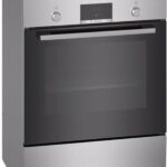 Bosch HLN39A050U - Serie 4 - Fornuis - Vrijstaande Inductieformuis - 3D Hetelucht: gelijkmatige luchtverdeling - RVS
