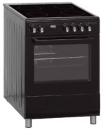 Fitelli FK6001ZW Keramisch Vrijstaand Fornuis Zwart 60CM - Afbeelding 2