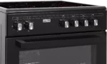 Fitelli FK6001ZW Keramisch Vrijstaand Fornuis Zwart 60CM - Afbeelding 6