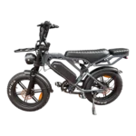 Fatbike V20 PRO – E-Fatbike incl. Voorslot + Achterzitje + Voorrek – Donker Grijs - Afbeelding 2