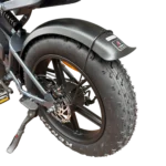 Fatbike V20 PRO – E-Fatbike incl. Voorslot + Achterzitje + Voorrek – Donker Grijs - Afbeelding 14
