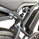 Fatbike V20 PRO – E-Fatbike incl. Voorslot + Achterzitje + Voorrek – Donker Grijs - Afbeelding 15