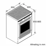 Bosch | HKA090150 | keramisch fornuis | 60 cm | grijs - Afbeelding 7