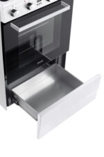 Fitelli FI6001W Inductie Fornuis Vrijstaand 60 cm – Boosterfunctie – met Heteluchtoven –  WIT-2 fase - Afbeelding 5