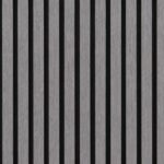 Akoestisch Wandpaneel Grey Oak – 2600 x 600 x 16 mm – Houtlook Lattenwand met Zwart Vilt