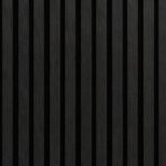 Akoestisch Wandpaneel Black Oak – 2600 x 600 x 16 mm – Houtlook Lattenwand met Zwart Vilt