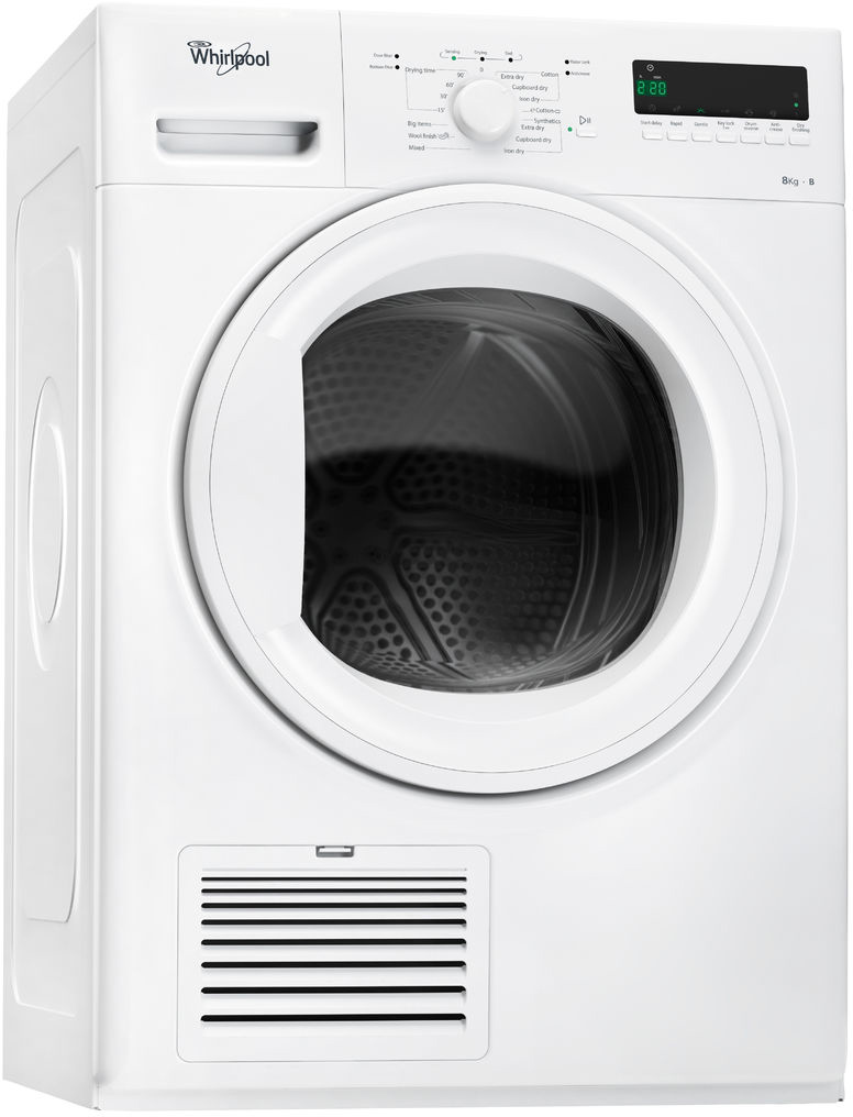 whirlpool-ddlx-80110 Whirlpool DDLX 80110 - Condensdroger (8 kg) - Afbeelding 1