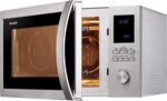 Sharp R982STWE Combi-Magnetron – 42L – 1000W – Hetelucht & Grill – RVS/Zwart - Afbeelding 3