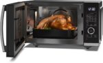 Sharp YCQC254AEB Flatbed Combi-Magnetron – 25L – 900W – Grill & Hetelucht – Zwart - Afbeelding 3