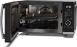 Sharp YCQC254AEB Flatbed Combi-Magnetron – 25L – 900W – Grill & Hetelucht – Zwart - Afbeelding 4