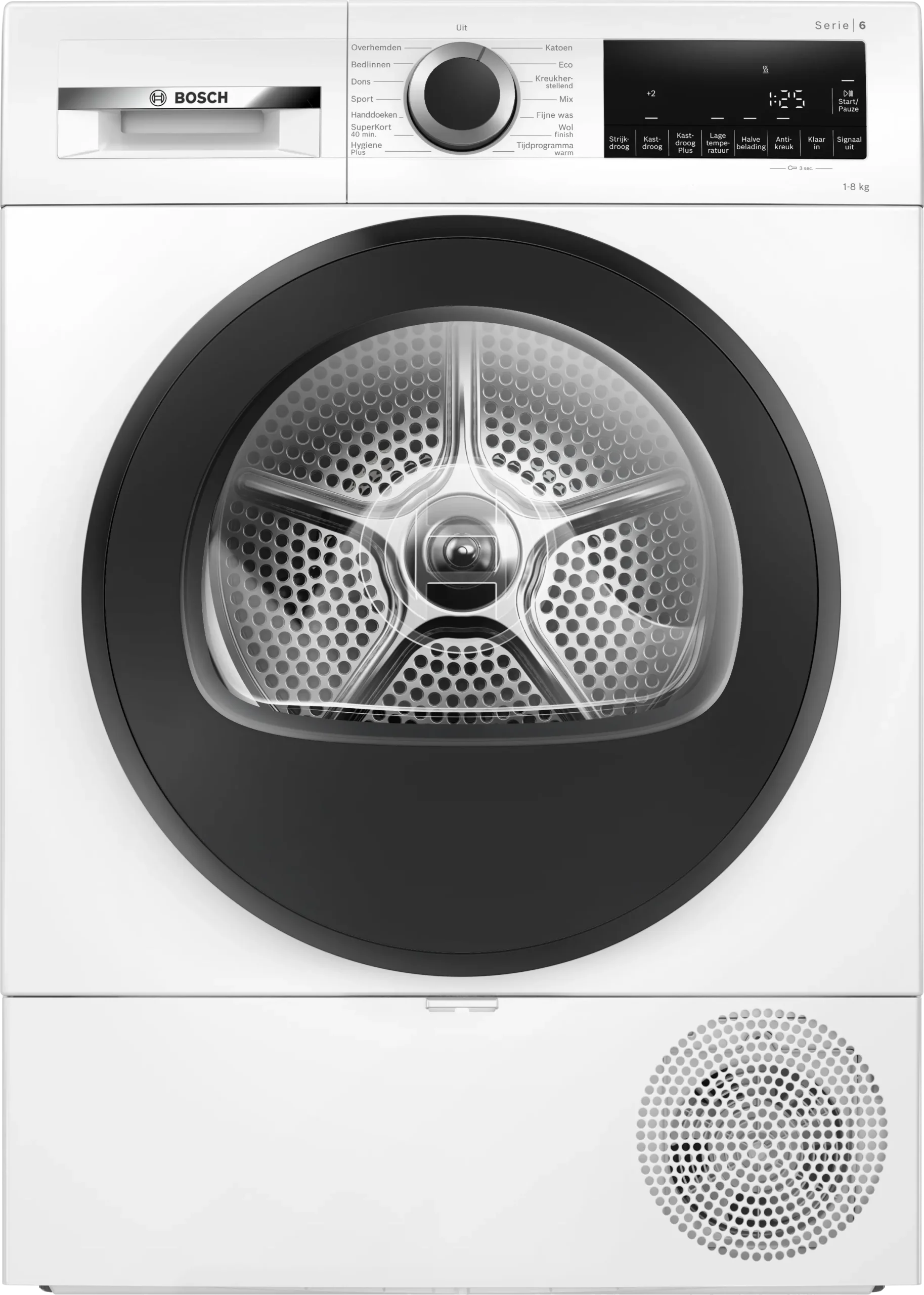 26214325_WQG133DANL_STP_def Bosch WQG143DANL Warmtepompdroger 9 kg Energieklasse C - Afbeelding 1