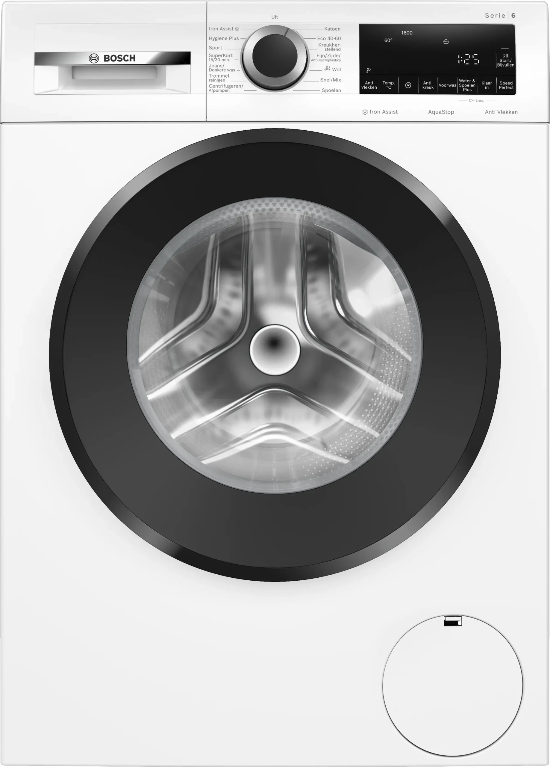 26214378_WGG246ZWNL_STP_def Bosch WGG246ZWNL Wasmachine 9 kg 1600 Toeren Energieklasse A - Afbeelding 1