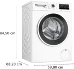 Bosch WAN2827TNL Wasmachine 9 kg 1400 Toeren Energieklasse A - Afbeelding 8