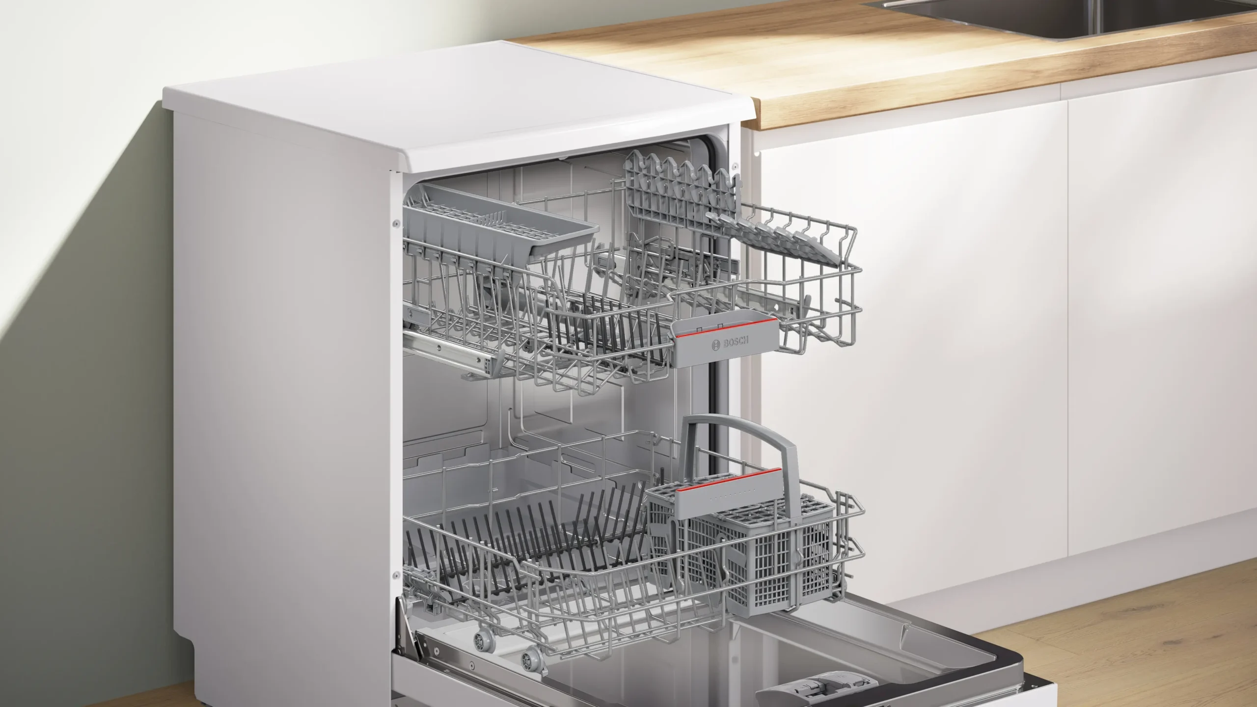 Bosch SMS4ETW00E Vrijstaande Vaatwasser 60 cm Wit - Afbeelding 11