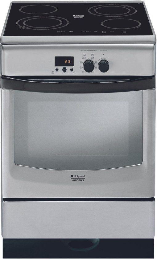 509x840 Hotpoint CE6IFA2XF Vrijstaand Inductie Fornuis 60 cm RVS - Afbeelding 1