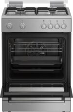 Beko FBM6202XNL AeroPerfect – Vrijstaand Gasfornuis – 60 cm – 4 Gasbranders – Multifunctionele Elektrische Oven – Inox – 66L – Energieklasse A - Afbeelding 6