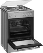 Beko FBM6202XNL AeroPerfect – Vrijstaand Gasfornuis – 60 cm – 4 Gasbranders – Multifunctionele Elektrische Oven – Inox – 66L – Energieklasse A - Afbeelding 3