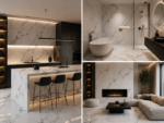 PVC Wandpaneel 8013 Carrara Wit Marmer Matt 260x120x0,3 cm - Afbeelding 2