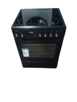 Fitelli FK6001ZW keramisch Vrijstaand fornuis Zwart 60CM BREED met heteluchtoven - Afbeelding 2