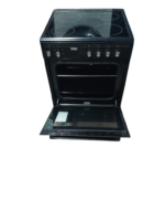 Fitelli FK6001ZW keramisch Vrijstaand fornuis Zwart 60CM BREED met heteluchtoven - Afbeelding 4
