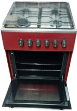 Wiggo WO-E603R(RX) Serie 3 - Gasfornuis - Rood - Afbeelding 3
