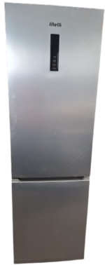 B-keus!! Fitelli KV314INOX01 Koelvriescombinatie No-frost 185cm Grijs/RVS - Afbeelding 2
