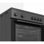 Beko FBM6202ANL AeroPerfect – Vrijstaand Gasfornuis – 60 cm – 4 Gasbranders – Multifunctionele Elektrische Oven – ZWART – 66L – Energieklasse A - Afbeelding 3