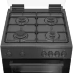 Beko FBM6202ANL AeroPerfect – Vrijstaand Gasfornuis – 60 cm – 4 Gasbranders – Multifunctionele Elektrische Oven – ZWART – 66L – Energieklasse A - Afbeelding 4