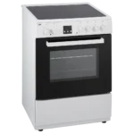 ETNA FKV761WIT Vrijstaand Keramisch Fornuis met Elektrische Oven Wit