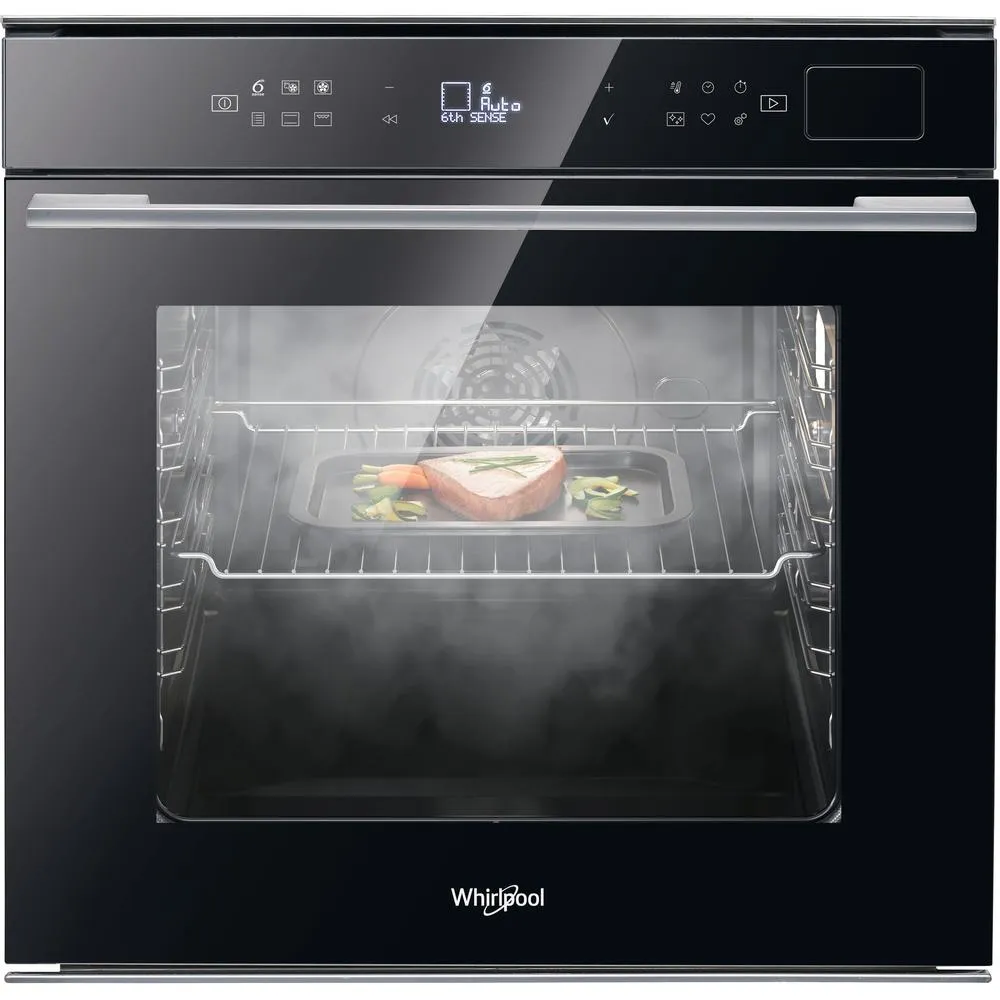 180033-1600-auto Whirlpool inbouw elektrische oven: zwart, zelfreinigend - W7 OS4 4S2 H BL - Afbeelding 1