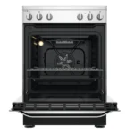 Outlet!! Ariston AS68V8KHX Vrijstaand Keramisch Fornuis – 60 cm – RVS – Heteluchtoven met Grill - Afbeelding 2