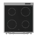 Outlet!! Ariston AS68V8KHX Vrijstaand Keramisch Fornuis – 60 cm – RVS – Heteluchtoven met Grill - Afbeelding 3