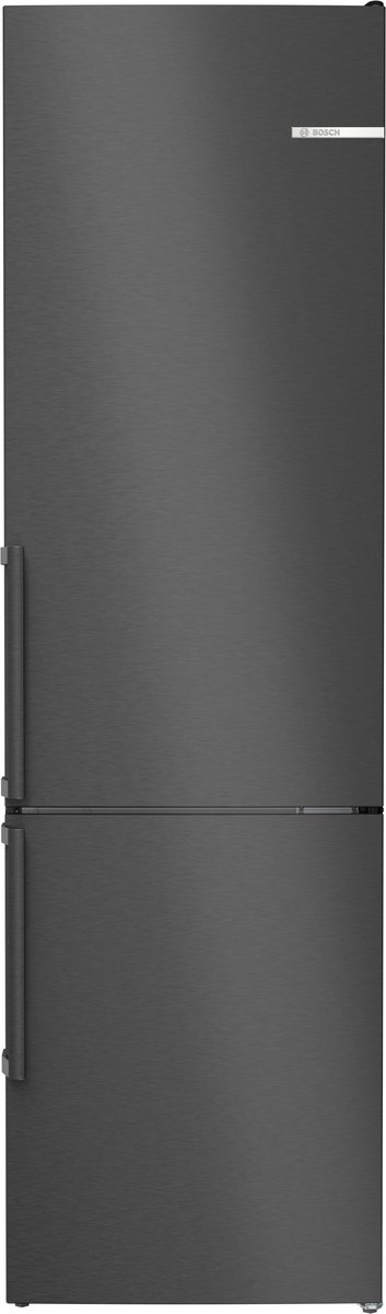 353x1200 Bosch KGN39VXCT - Serie 4 - Koel-vriescombinatie zwart 203CM Energielabel C - Afbeelding 1