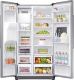 Gebruikte Samsung RS50N3903SA/EF - Amerikaanse koelkast - Zilver met ijsdispencer en mini bar - Afbeelding 5