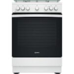 Indesit IS67G4PHW/E Vrijstaande kookplaat Elektrisch Gas Wit