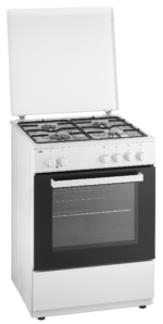 ETNA FGV160WIT Vrijstaand Gas-Elektro Fornuis Wit 60cm