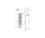 Outlet!! Whirlpool AFB 18402 - Inbouw Vriezer  – No Frost – Wit 177cm - Afbeelding 3