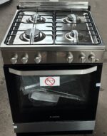Ariston AS67G1MMX/MEA Vrijstaande gasfornuis grijs, roestvrij staal A - Afbeelding 4