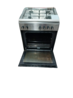 Inventum VFG6012RVS Vrijstaand Gasfornuis Zwart/RVS 60cm - Afbeelding 2