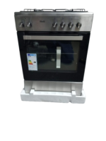 Nieuw met Schade!! Fitelli FG6001RVS Gasfornuis RVS grijs 60CM - Afbeelding 2