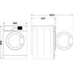 Outlet!! Whirlpool FFB 9458 WV EE wasmachine, voorlader, 9 kg, 1350 toeren - Afbeelding 3