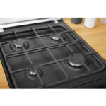 Outlet!! Indesit IS5G8MHA/E gasfornuis, vrijstaand, elektrisch, gas, zwart antraciet 50cm breed - Afbeelding 7