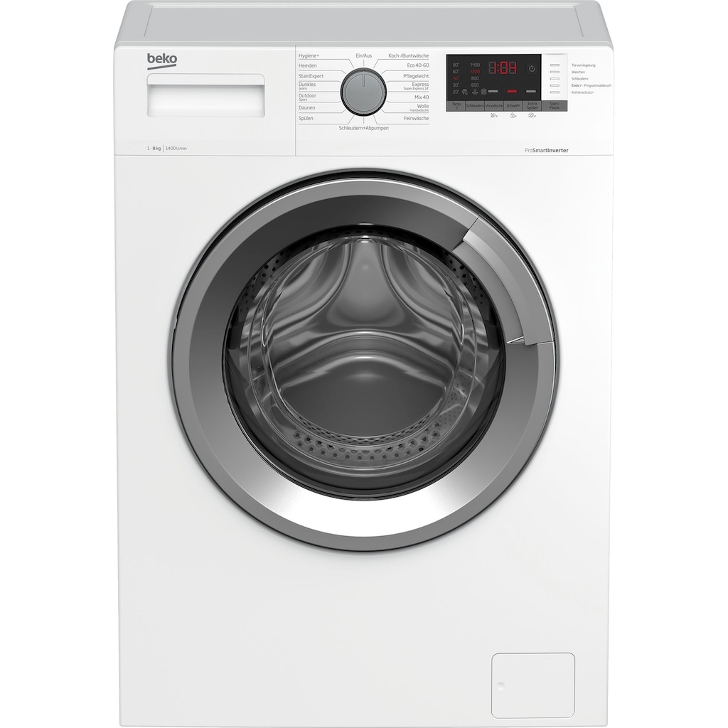 image Beko WMO822A Wasmachine 8kg 1400tpm - Afbeelding 1